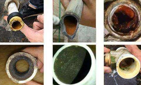 各種材質水管內壁